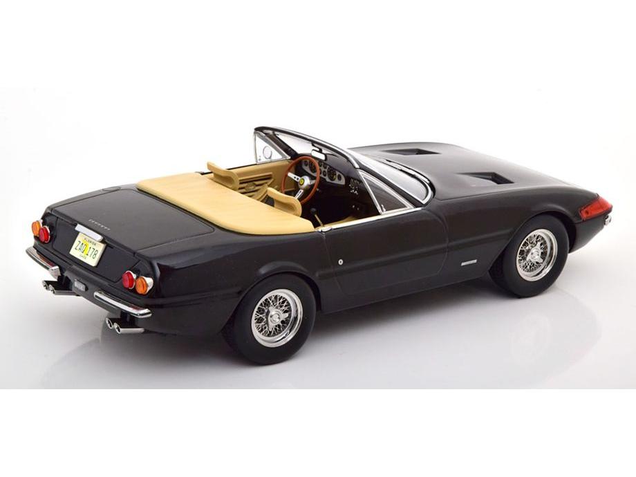 Ferrari 365 GTB Daytona Spyder US Version 'Miami Vice Look' 1969 Black 1:18 Scale KK Scale Diecast Model Car-KK Scale-Diecast Model Centre