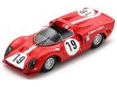 Ferrari 365 P2 24H Le Mans 1966 #19 Willy Mairesse/Herbert Muller 1:43 Scale Resin Car – Looksmart-Looksmart-Diecast Model Centre