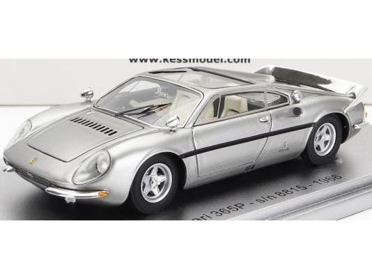 Ferrari 365P Berlinetta Speciale 3 Seats 1966 Personal Car Gianni Agnelli Silver 1:43 Scale Kess Resin Model-Kess-Diecast Model Centre