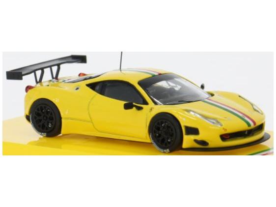 Ferrari 458 Italia GT3 Yellow 1:64 Scale Tarmac Works Diecast Model-Tarmac Works-Diecast Model Centre