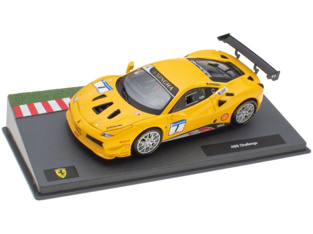 Ferrari 488 Challenge 1:43 Scale Diecast Model-Unbranded-Diecast Model Centre