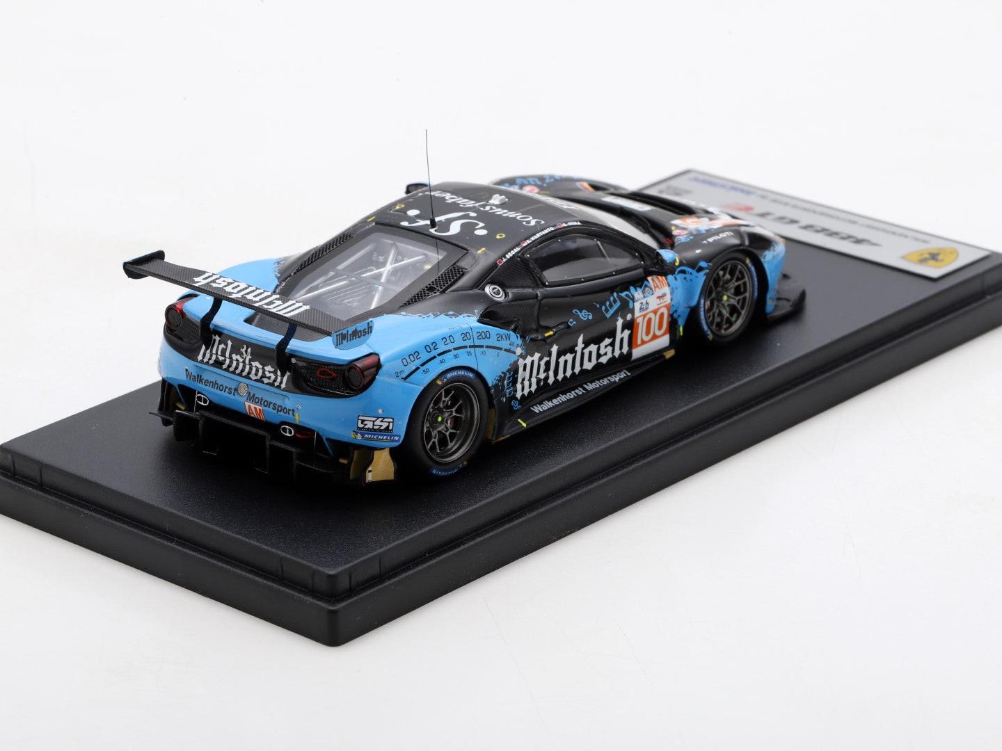 Ferrari 488 GTE EVO #100 Walkenhorst Motorsport 24H Le Mans 2023 Hull/Haryanto 1:43 Scale Looksmart Resin Model Car