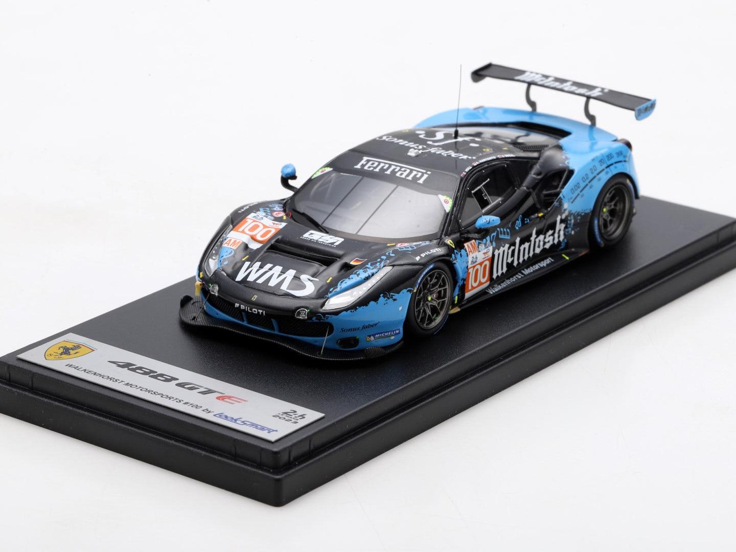 Ferrari 488 GTE EVO #100 Walkenhorst Motorsport 24H Le Mans 2023 Hull/Haryanto 1:43 Scale Looksmart Resin Model Car