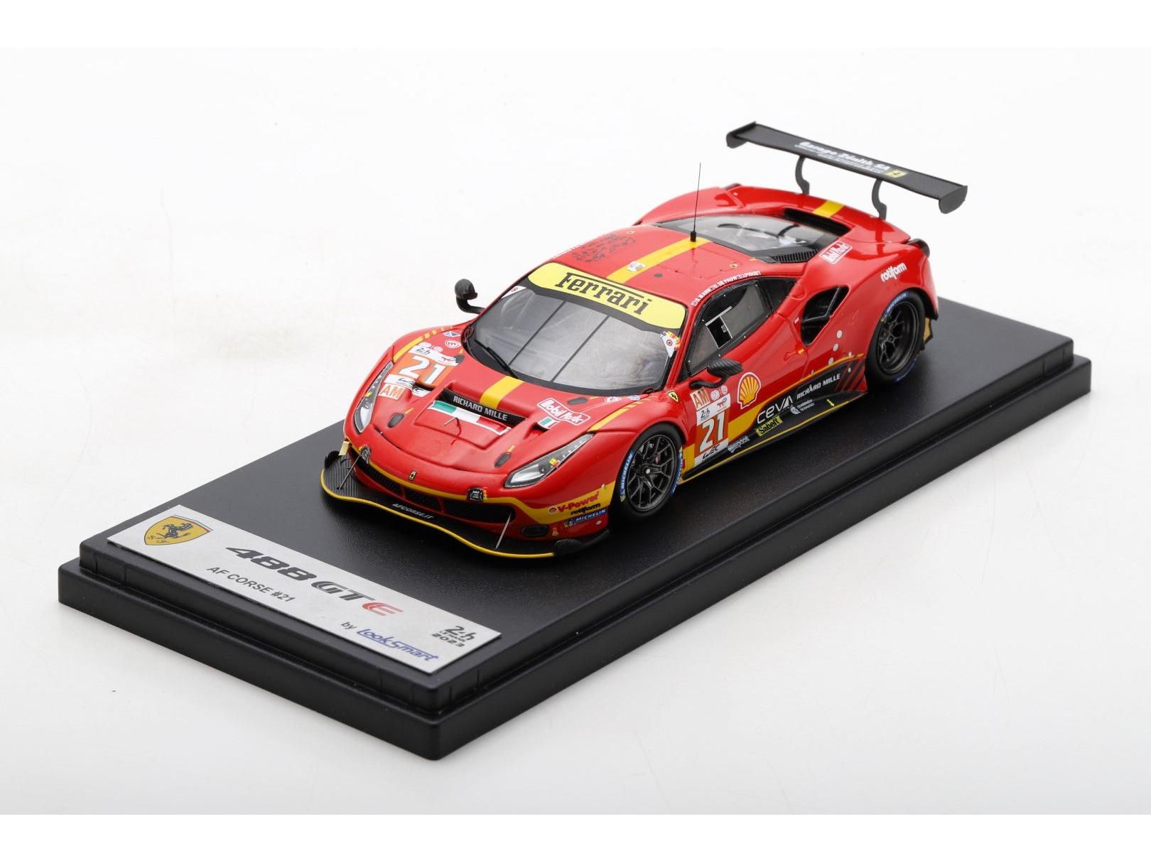 Ferrari 488 GTE EVO #21 AF Corse 24H Le Mans 2023 Mann/Piguet/de Pauw 1:43 Scale Looksmart Resin Model Car