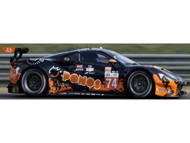 Ferrari 488 GTE EVO #74 Kessel Racing 24H Le Mans 2023 Cozzolino/Tsujiko/Yokomizo 1:43 Scale Looksmart Resin Model Car-Looksmart-Diecast Model Centre