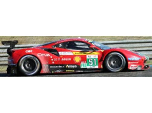 Ferrari 488 GTE EVO AF Corse 24H Le Mans 2022 2nd LMGTE Pro #51 Guidi/Calado/Serra 1:43 Scale Resin Car – Looksmart-Looksmart-Diecast Model Centre
