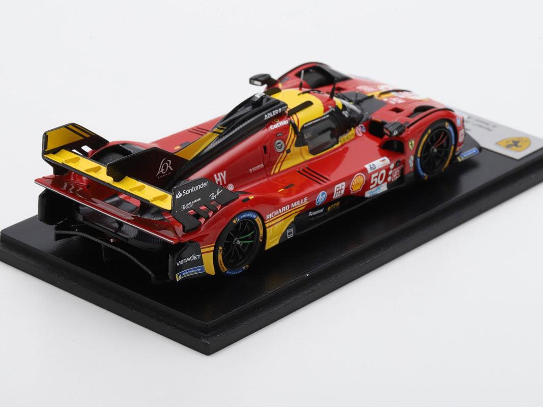 Ferrari 499P #50 Ferrari AF Corse Winner Le Mans 24H 2024 Fuoco/Molina/Nielsen 1:43 Scale Looksmart Resin Model Car
