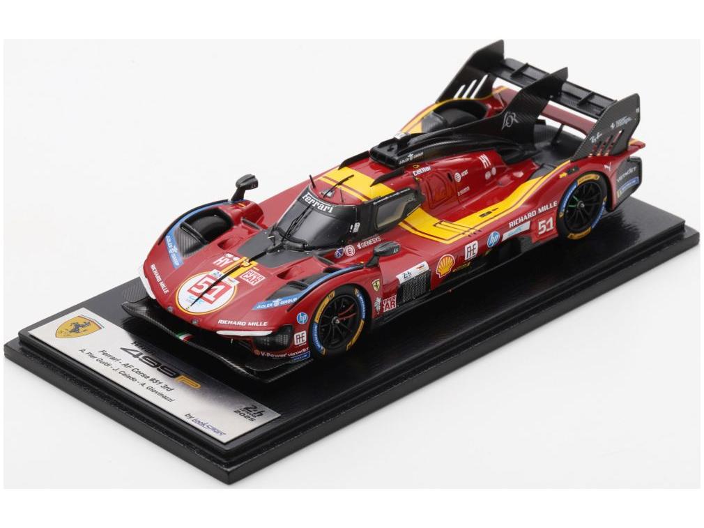Ferrari 499P #51 Ferrari AF Corse 3rd Le Mans 24H 2025 Guidi/Calado/Giovinazzi 1:43 Scale Looksmart Resin Model Car-Looksmart-Diecast Model Centre
