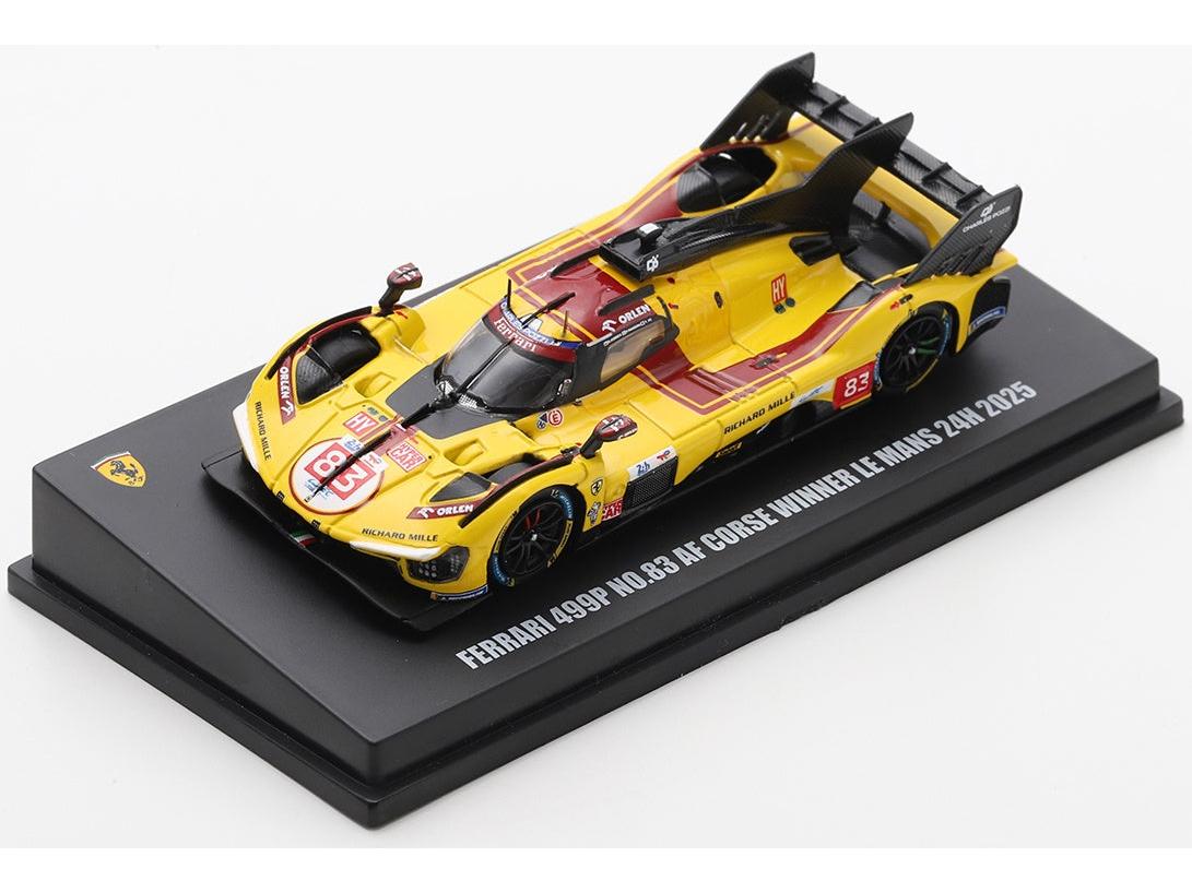 Ferrari 499P #83 AF Corse Winner Le Mans 24H 2025 Kubica/Ye/Hanson 1:64 Scale Diecast Model Car – Looksmart-Looksmart-Diecast Model Centre