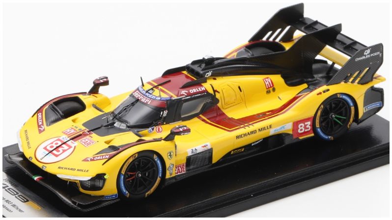 Ferrari 499P #83 AF Corse Winner Le Mans 24H 2025 R. Kubica/Y. Ye/P. Hanson 1:43 Scale Looksmart Resin Model Car-Looksmart-Diecast Model Centre