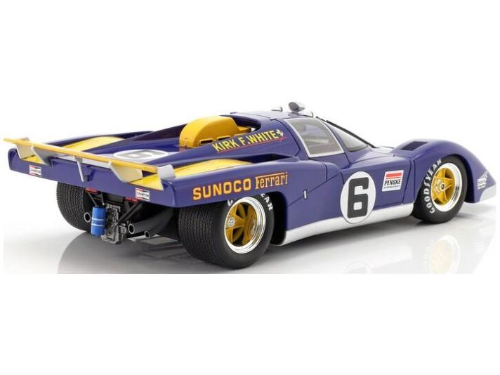 Ferrari 512M Sunoco #6 3rd 24H Daytona 1971 Donohue/Hobbs 1:18 Scale Werk83 Diecast Model Car-Werk83-Diecast Model Centre