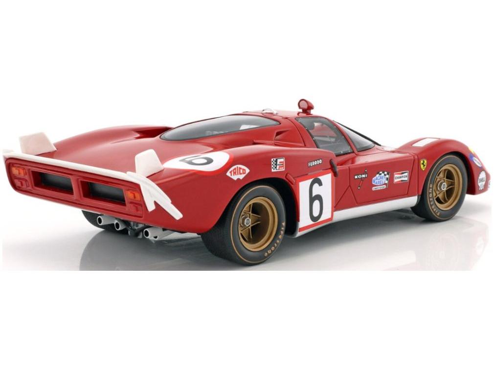 Ferrari 512S Long Tail #6 24H Le Mans 1970 Vaccarella/Giunti 1:18 Scale Werk83 Diecast Model Car-Werk83-Diecast Model Centre