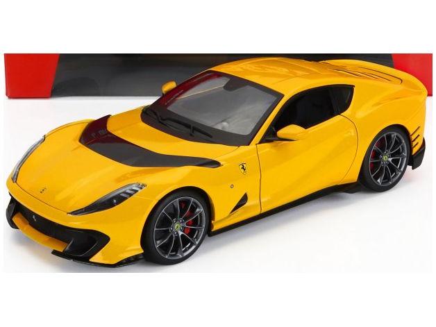 Ferrari 812 Competizione 2021 Giallo Modena Yellow 1:18 Scale Bburago Diecast Model Car-Bburago-Diecast Model Centre