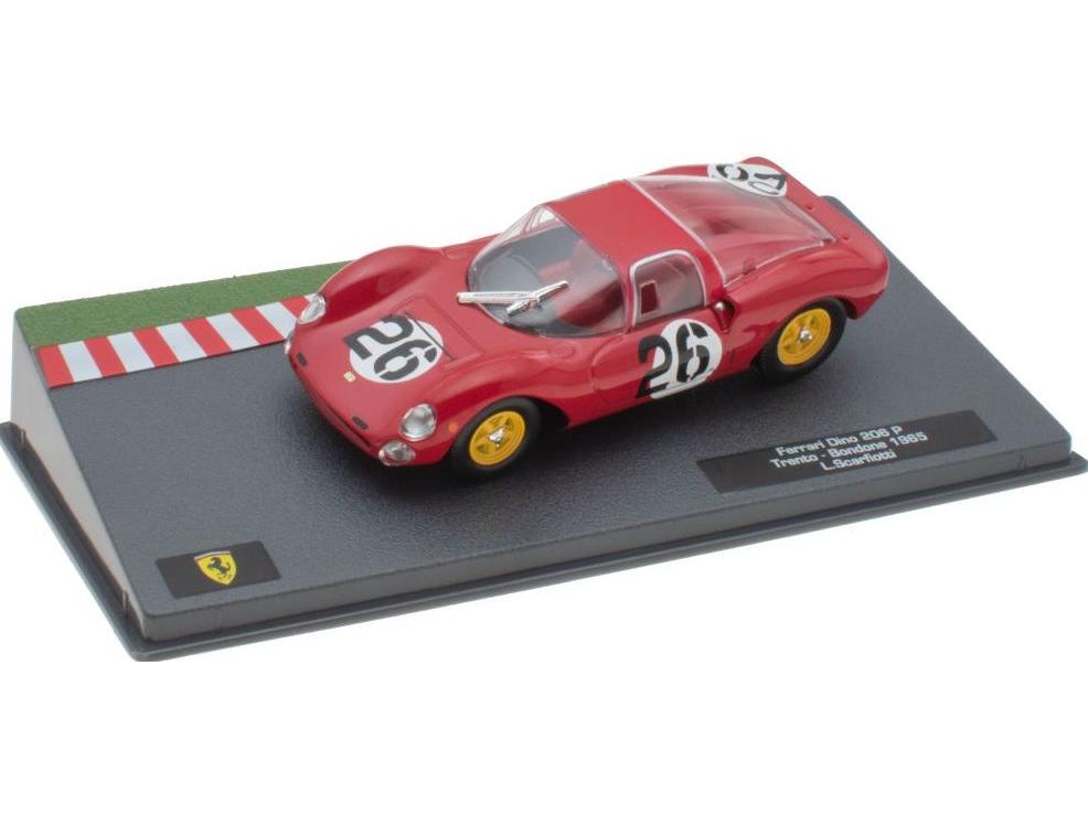 Ferrari Dino 206 P Trento-Bondone 1965 1:43 Scale Diecast Model-Unbranded-Diecast Model Centre