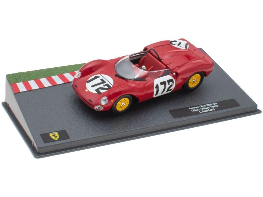 Ferrari Dino 206 SP Ollon-Villars 1965 1:43 Scale Diecast Model-Unbranded-Diecast Model Centre