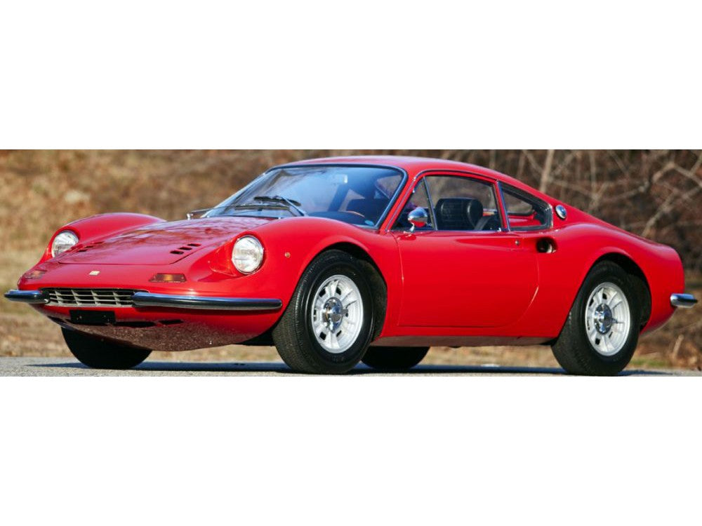 Ferrari Dino 246 GT 1968 red - 1:18 Scale Diecast Model Car-Norev-Diecast Model Centre