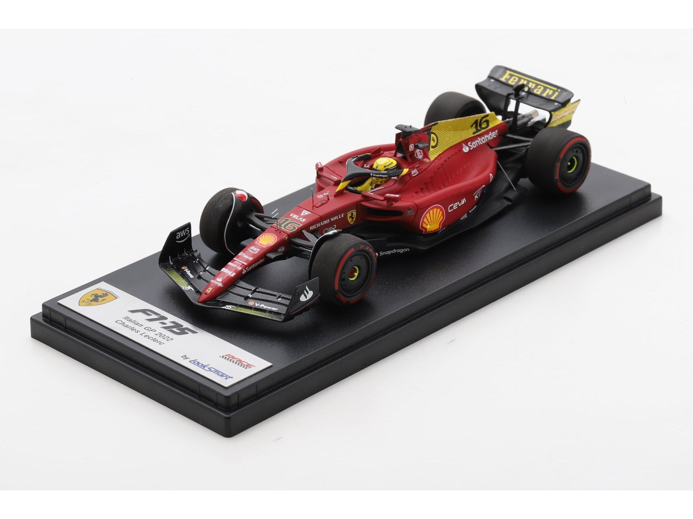 Ferrari F1-75 #16 Italian GP 2022 Charles Leclerc 1:43 Scale Looksmart Resin Model Car-Looksmart-Diecast Model Centre