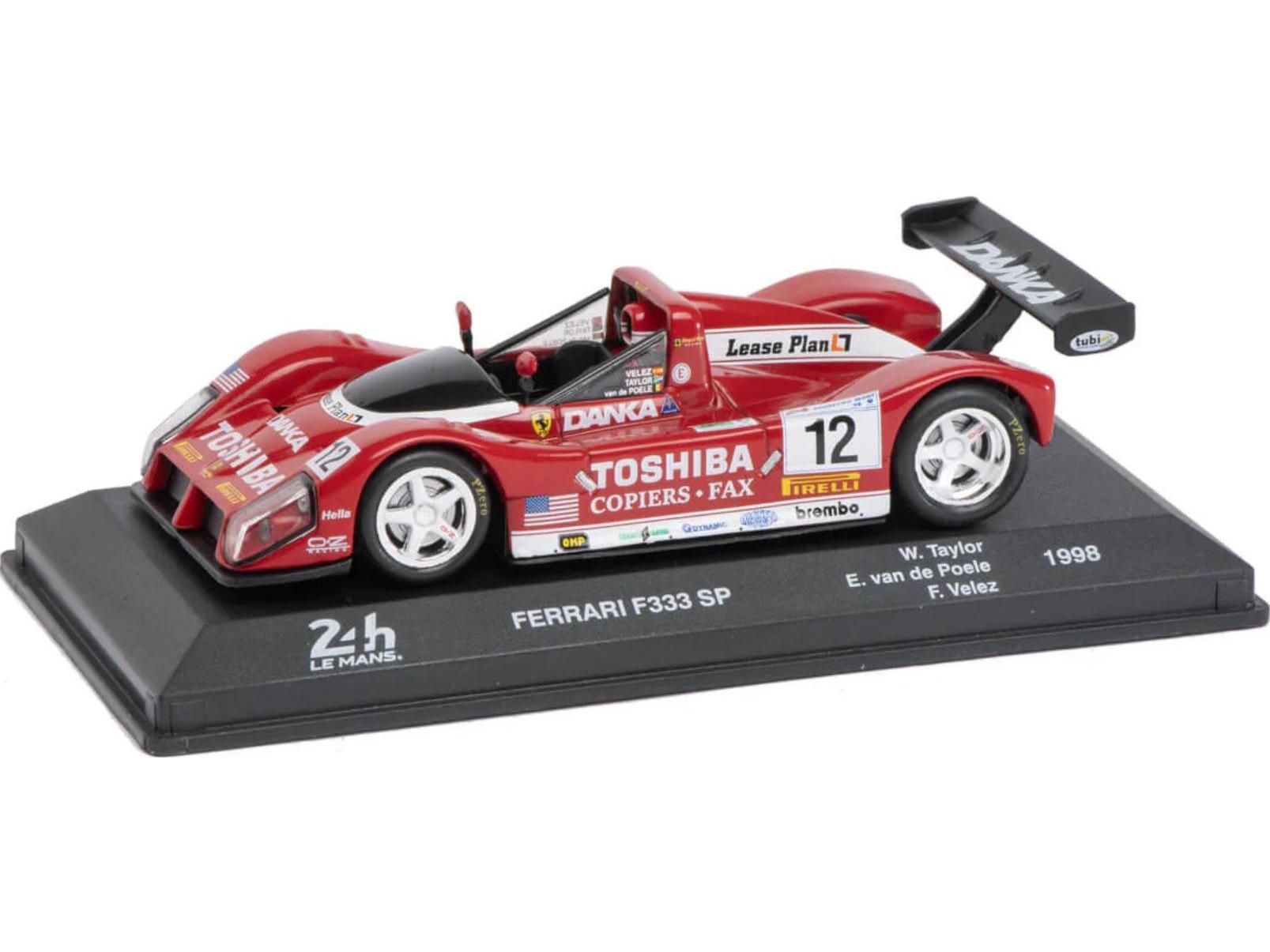 Ferrari F333 SP #12 8th Le Mans 24H 1998 Taylor/Vd.Poele/Velez 1:43 Scale Diecast Model Car-Unbranded-Diecast Model Centre