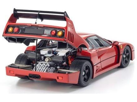 Ferrari F40 Light Weight Red 1987 1:18 Scale Diecast Model Car – Kyosho-Kyosho-Diecast Model Centre