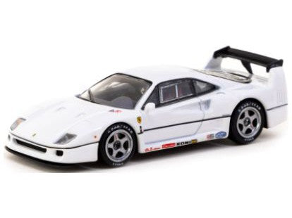 Ferrari F40 Lightweight white 1 64 Scale Model Car