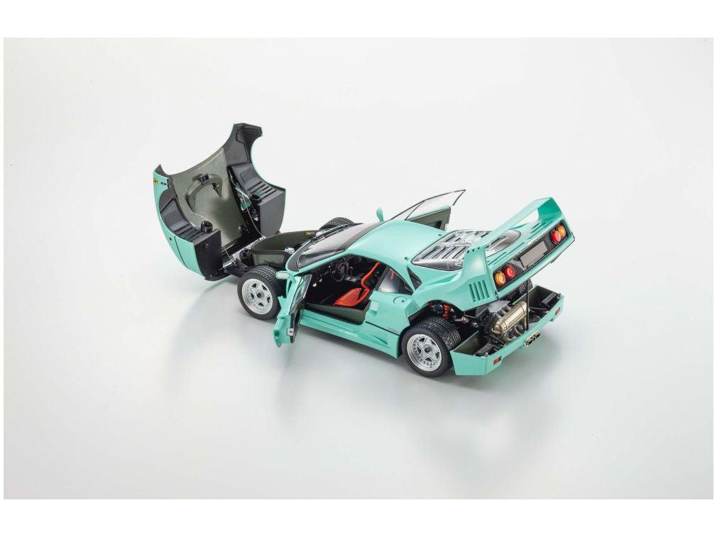 Ferrari F40 Mint Green 1987 1:18 Scale Diecast Model Car – Kyosho-Kyosho-Diecast Model Centre