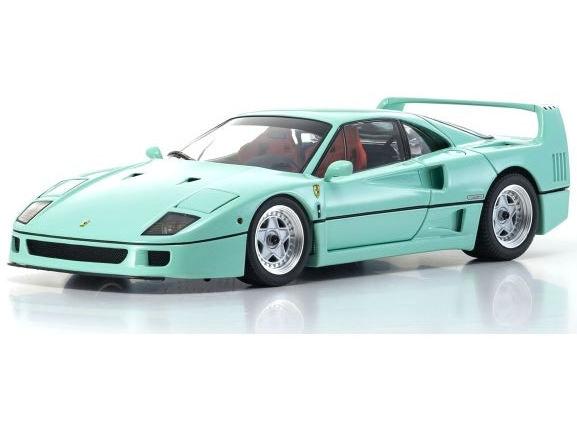 Ferrari F40 Mint Green 1987 1:18 Scale Diecast Model Car – Kyosho-Kyosho-Diecast Model Centre