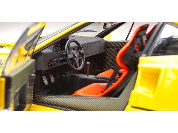 Ferrari F40 Yellow 1987 1:18 Scale Diecast Model Car – Kyosho-Kyosho-Diecast Model Centre