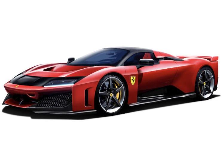 Ferrari F80 Red 1:43 Scale Diecast Model Car – Bburago-Bburago-Diecast Model Centre