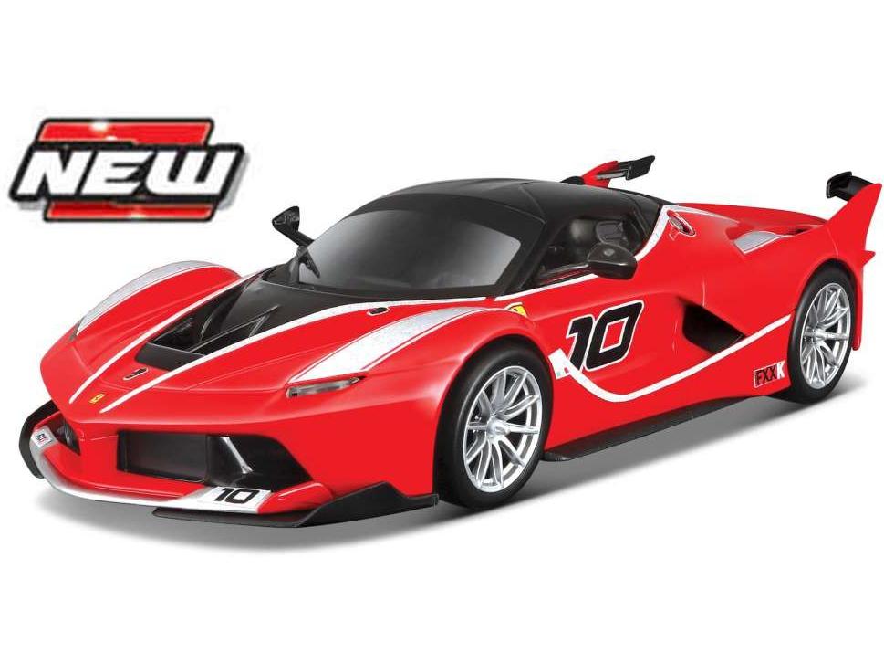 Ferrari LaFerrari FXXK #10 Red 1:43 Scale Bburago Diecast Toy Car-Bburago-Diecast Model Centre