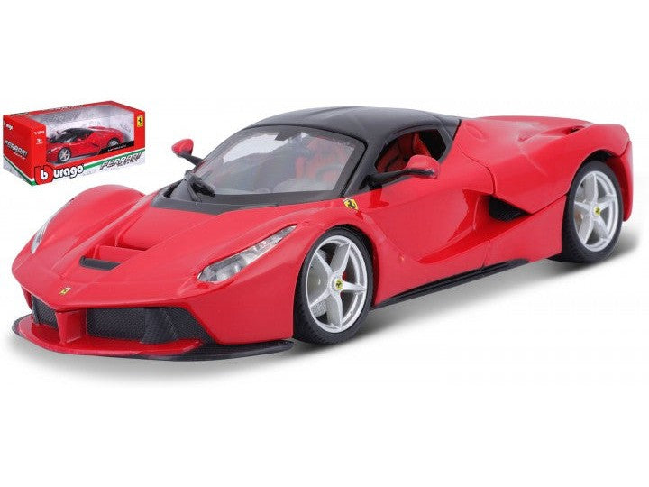 Bburago - Modèle Ferrari LaFerrari, échelle 1:24, Rouge Bburago - Modèle Ferrari LaFerrari, échelle 1:24, Rouge