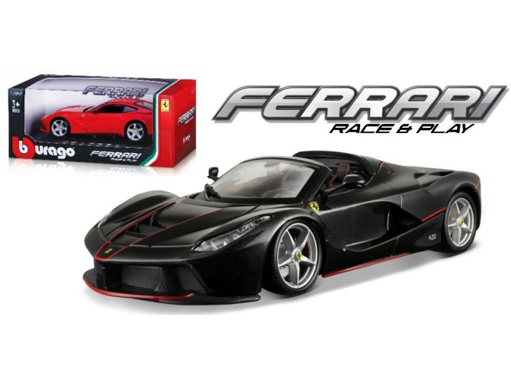 Ferrari Laferrari Aperta black 1 24 Scale Model Car