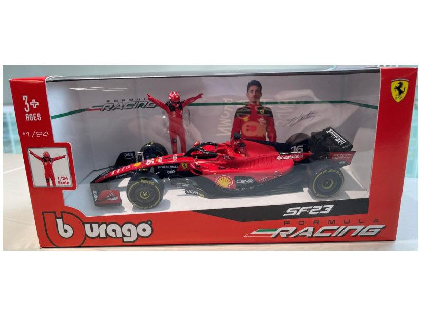 Ferrari SF-23 #16 F1 2023 Charles Leclerc - 1:24 Scale Diecast Model Car