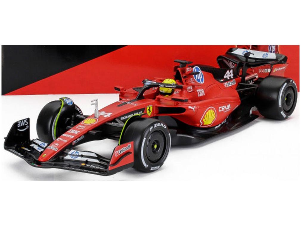 Ferrari SF-23 #44 Lewis Hamilton F1 Fiorano 2025 1:18 Scale Bburago Diecast Model Car-Bburago-Diecast Model Centre
