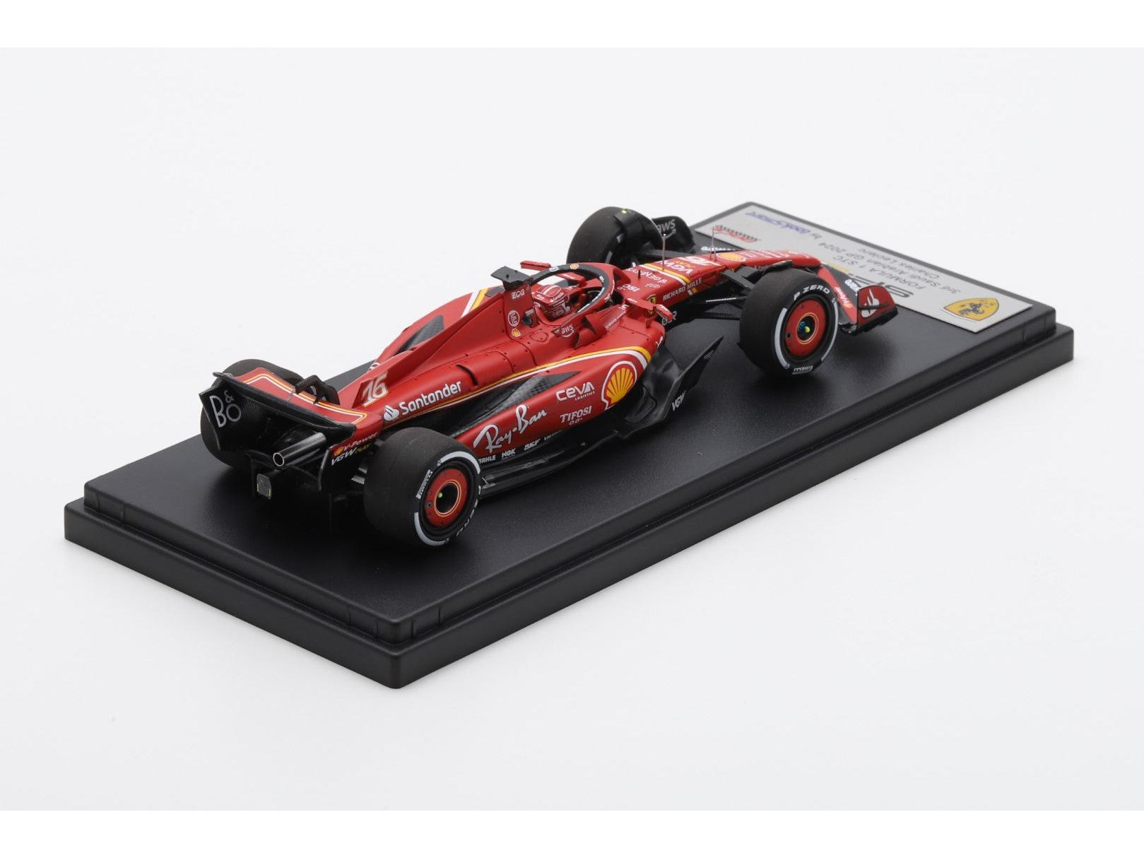 Ferrari SF-24 #16 3rd Saudi Arabian GP 2024 Charles Leclerc 1:43 Scale Looksmart Resin Model Car-Looksmart-Diecast Model Centre
