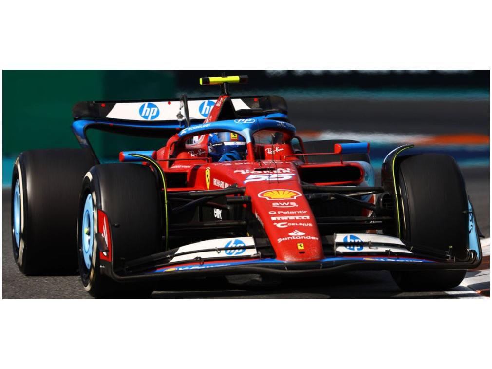 Ferrari SF-24 #55 5th Miami GP 2024 Carlos Sainz 1:43 Scale Looksmart Resin Model Car-Looksmart-Diecast Model Centre