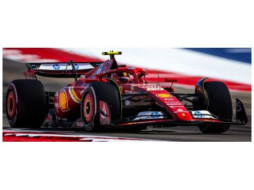 Ferrari SF-24 F1 Austin GP 2024 2nd #55 Carlos Sainz 1:43 Scale Resin Car – Looksmart-Looksmart-Diecast Model Centre