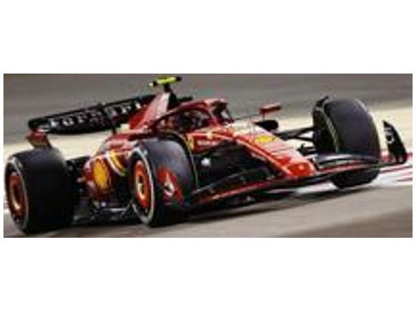 Ferrari SF-24 F1 Bahrain GP 2024 3rd #55 Carlos Sainz 1:43 Scale Resin Car – Looksmart-Looksmart-Diecast Model Centre