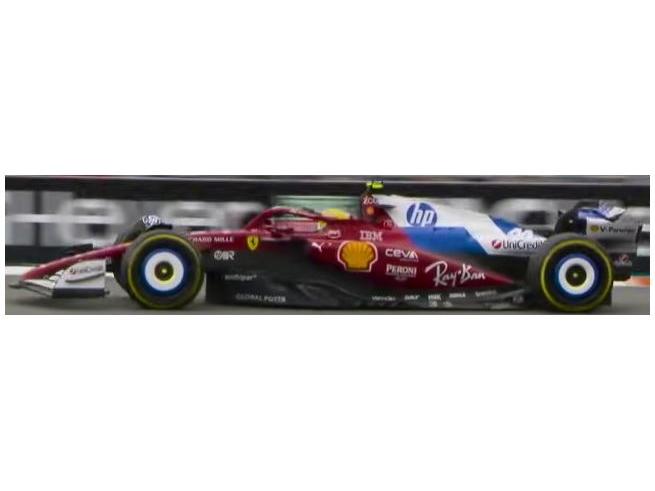 Ferrari SF-25 #44 F1 Miami GP 2025 Lewis Hamilton w/Helmet + Case 1:43 Scale Diecast Model Car – Bburago-Bburago-Diecast Model Centre