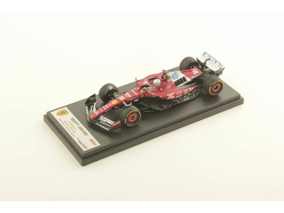 Ferrari SF-25 F1 Monaco GP 2025 #16 Charles Leclerc 2nd 1:43 Scale Looksmart Resin Replica Helmet-Looksmart-Diecast Model Centre