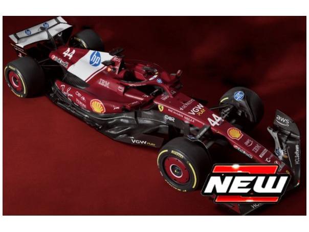 Ferrari SF-25 F1 Season Car 2025 #44 Lewis Hamilton 1:18 Scale Bburago Diecast Model Car-Bburago-Diecast Model Centre