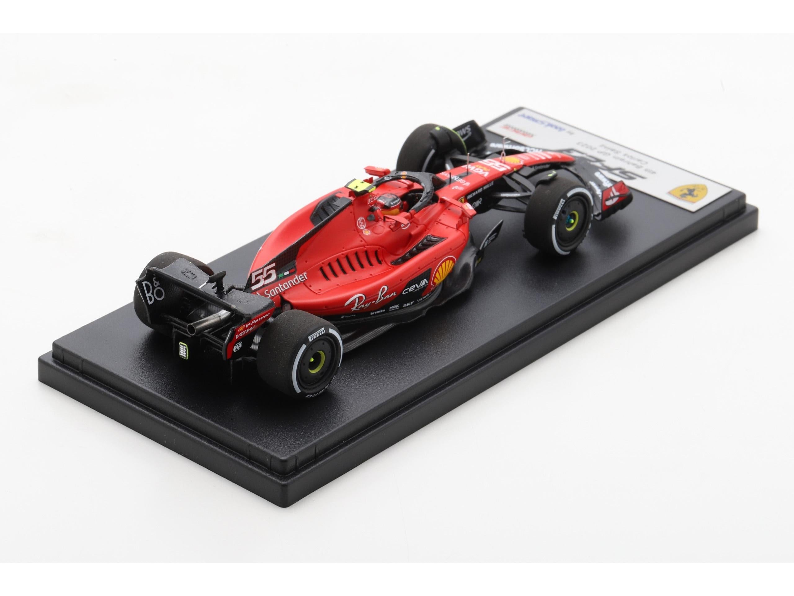 Ferrari SF23 #55 4th Bahrain GP 2023 Carlos Sainz 1:43 Scale Looksmart Resin Model Car-Looksmart-Diecast Model Centre
