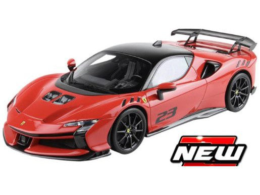 Ferrari SF90 XX Stradale red 1 24 Scale Model Car