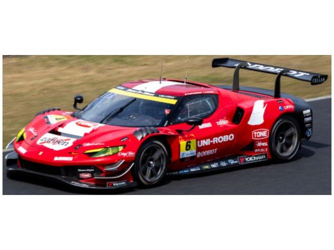 Ferrari Uni-Robo Bluegrass Le Mans GT300 Super GT 2024 #6 Katayama/Merhi Muntan 1:43 Scale Resin Car – Looksmart-Looksmart-Diecast Model Centre