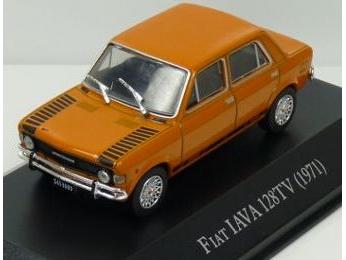 Fiat 128TV 1971 Orange (Argentina Spec.) 1:43 Scale Diecast Model-Unbranded-Diecast Model Centre