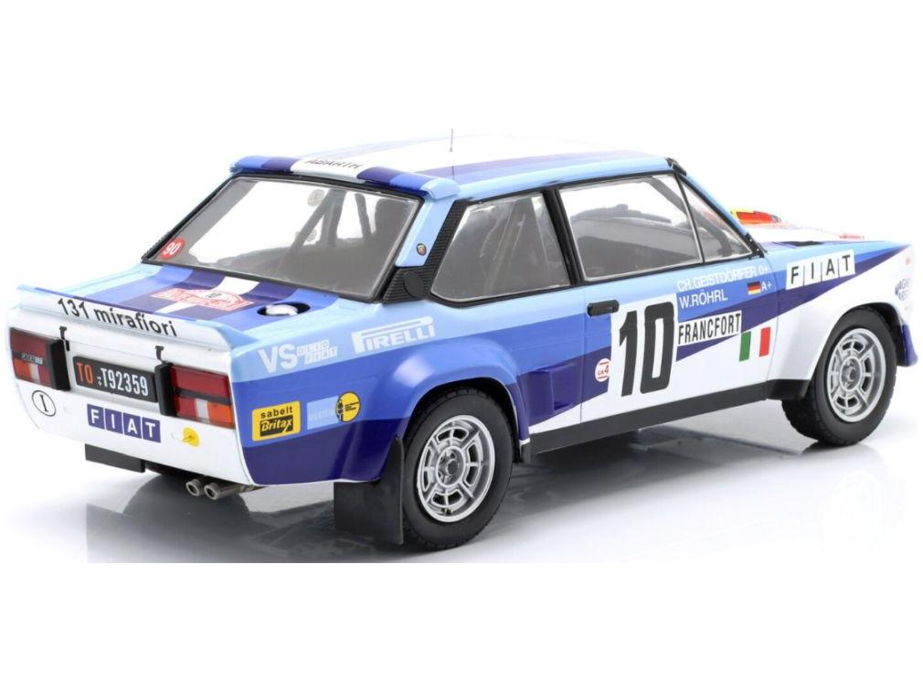 Fiat 131 Abarth #10 Winner Rallye Monte Carlo 1980 Rohrl/Geistdorfer 1:18 Scale Werk83 Diecast Model Car-Werk83-Diecast Model Centre