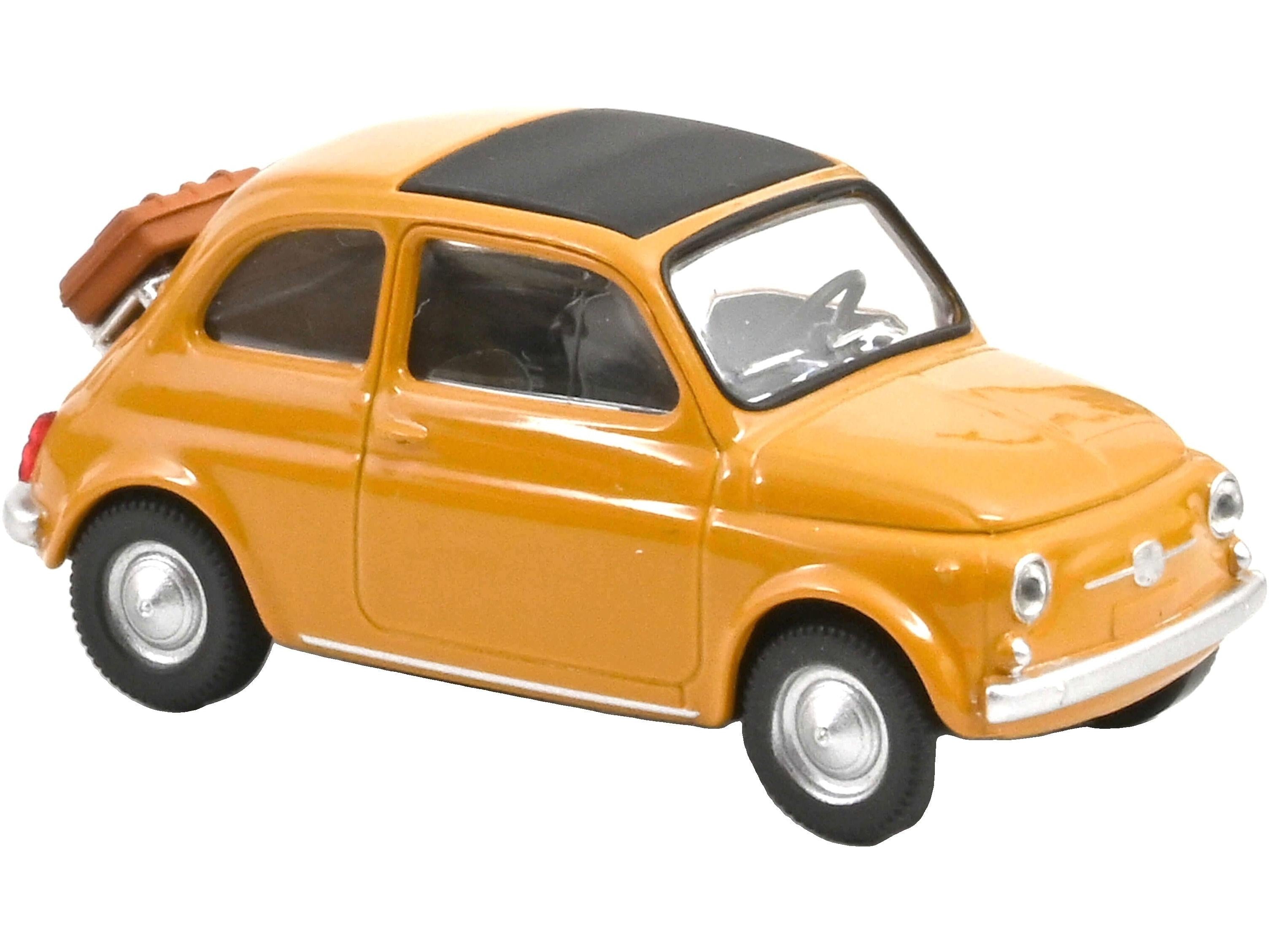 Fiat 500 F Yellow Positano 1965 1:43 Scale Diecast Car – Norev-Norev-Diecast Model Centre