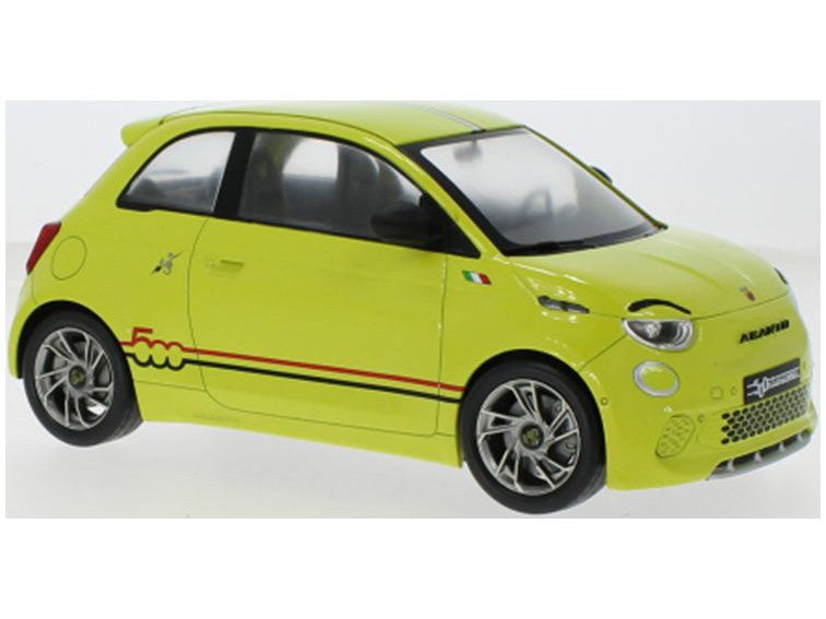 Fiat 500e Abarth 2024 yellow - 1:18 Scale Model Car-Model Car Group-Diecast Model Centre