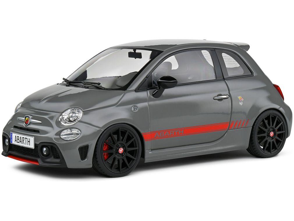 Fiat 695 Abarth XSR Edition Yamaha 2022 Grey 1:18 Scale Solido Diecast Model-Solido-Diecast Model Centre
