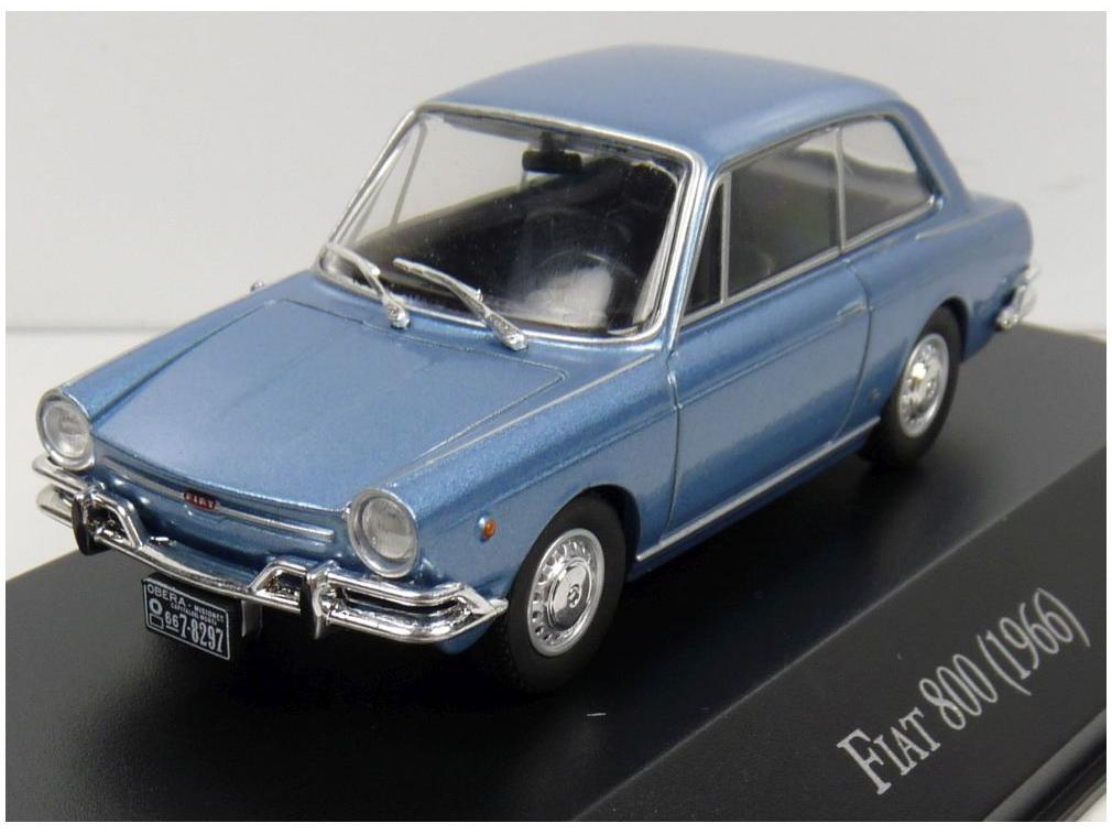 Fiat 800 Azulado Blue 1966 (Argentina Spec.) 1:43 Scale Diecast Model-Unbranded-Diecast Model Centre