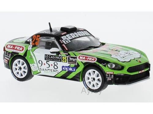 Fiat Abarth 124 RGT No.25 Monte Carlo 2018 A.Nucita/M.Vozzo 1:43 Scale IXO Diecast Model Car-IXO-Diecast Model Centre